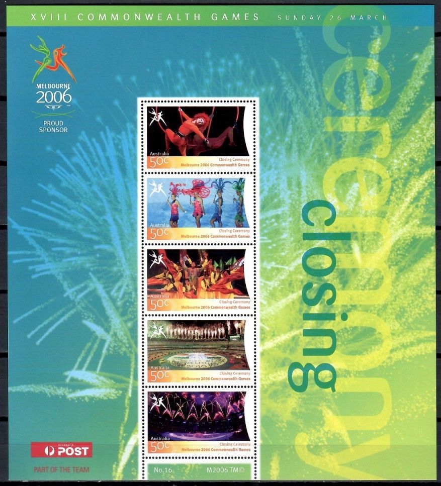 Znaczek Australia 2006 Mi ark 2629-2633 Czyste **