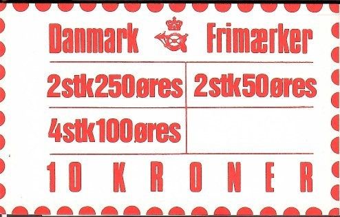 Znaczek Dania 1983 Mi mh 30 Czyste **