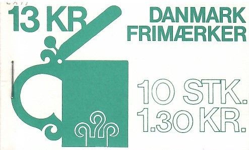 Znaczek Dania 1980 Mi mh 708 Czyste **