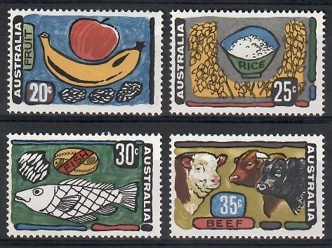 Znaczek Australia 1972 Mi 491-494 Czyste **