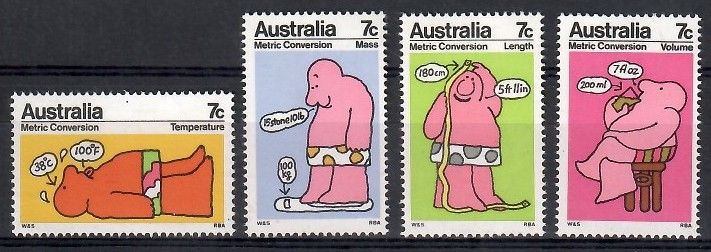 Znaczek Australia 1973 Mi 513-516I Czyste **
