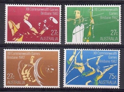 Znaczek Australia 1982 Mi 805-808IA Czyste **