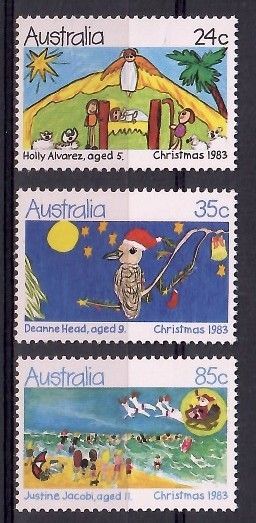 Znaczek Australia 1983 Mi 854-856I Czyste **