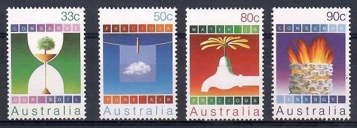 Znaczek Australia 1985 Mi 936-939 Czyste **