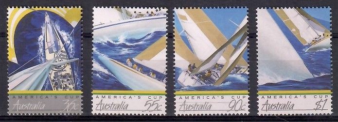 Znaczek Australia 1987 Mi 1015-1018 Czyste **