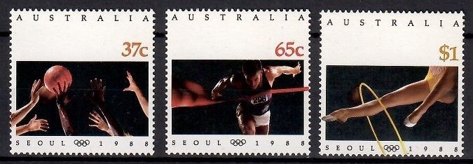 Znaczek Australia 1988 Mi 1123-1125 Czyste **