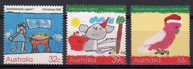 Znaczek Australia 1988 Mi 1135-1137 Czyste **
