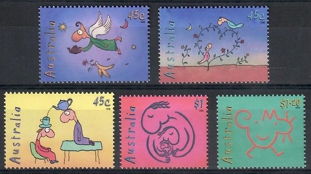 Znaczek Australia 1998 Mi 1754-1758 Czyste **