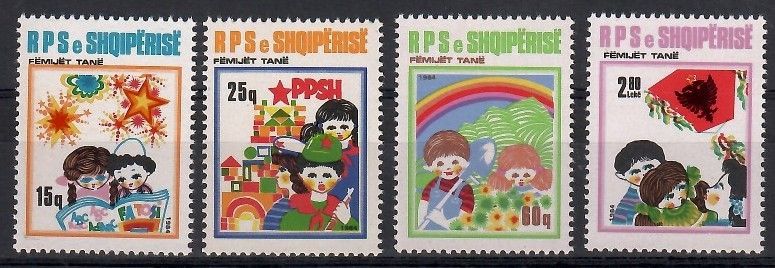 Znaczek Albania 1984 Mi 2217-2220 Czyste **