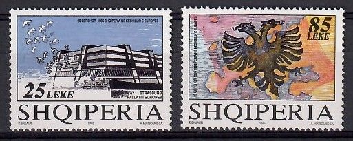 Znaczek Albania 1995 Mi 2567-2568 Czyste **
