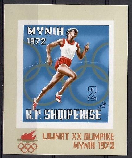 Znaczek Albania 1971 Mi bl 42 Czyste **