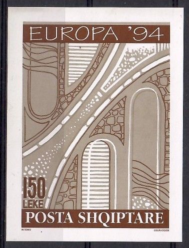 Znaczek Albania 1994 Mi bl 101 Czyste **