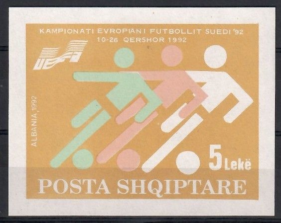 Znaczek Albania 1992 Mi bl 95 Czyste **