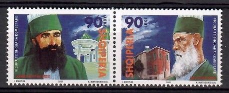 Znaczek Albania 2001 Mi 2782-2783 Czyste **