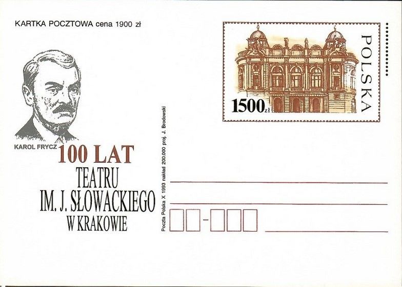 Znaczek Polska 1993 Fi Cp 1058 Całostka pocztowa