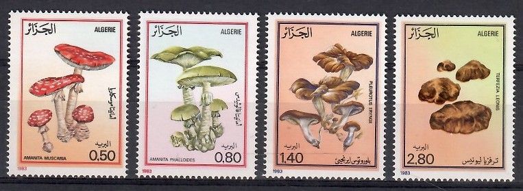 Znaczek Algieria 1983 Mi 827-830 Czyste **