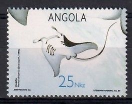 Znaczek Angola 1992 Mi 873 Czyste **