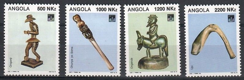 Znaczek Angola 1994 Mi 949-952 Czyste **