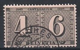 Znaczek Szwajcaria 1943 Mi 416 Stemplowane