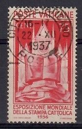 Znaczek Watykan 1936 Mi 55 Stemplowane