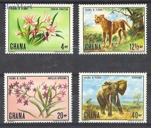 Znaczek Ghana 1970 Mi 413-416 Czyste **