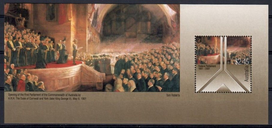 Znaczek Australia 2001 Mi bl 40 Czyste **
