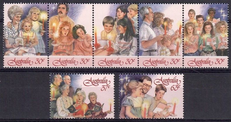 Znaczek Australia 1987 Mi 1067-1073 Czyste **