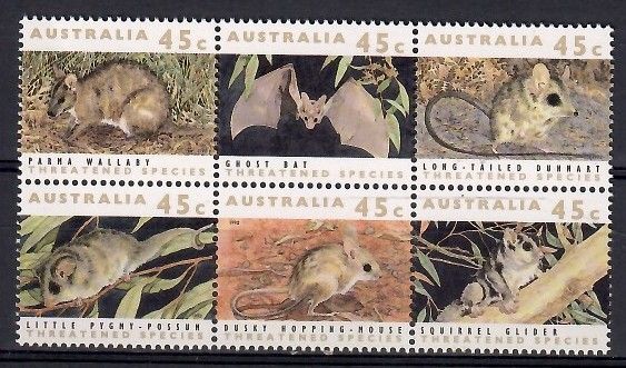 Znaczek Australia 1992 Mi 1273-1278 Czyste **