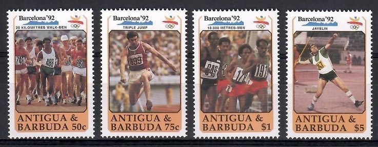 Znaczek Antigua i Barbuda 1990 Mi 1403-1406 Czyste **