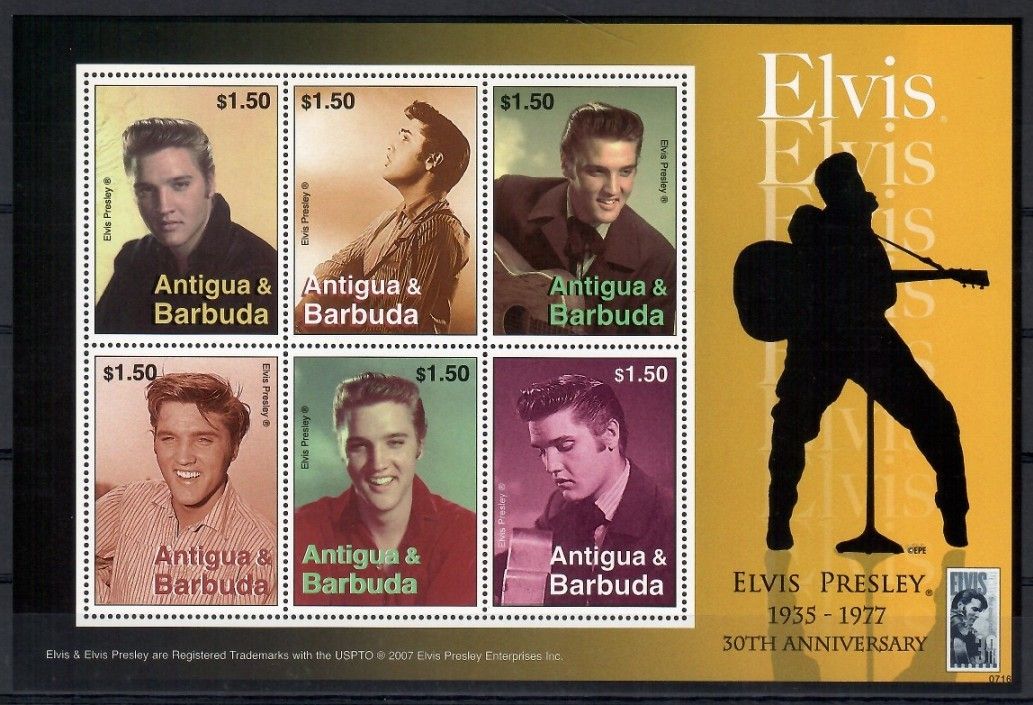 Znaczek Antigua i Barbuda 2007 Mi ark 4531-4536 Czyste **