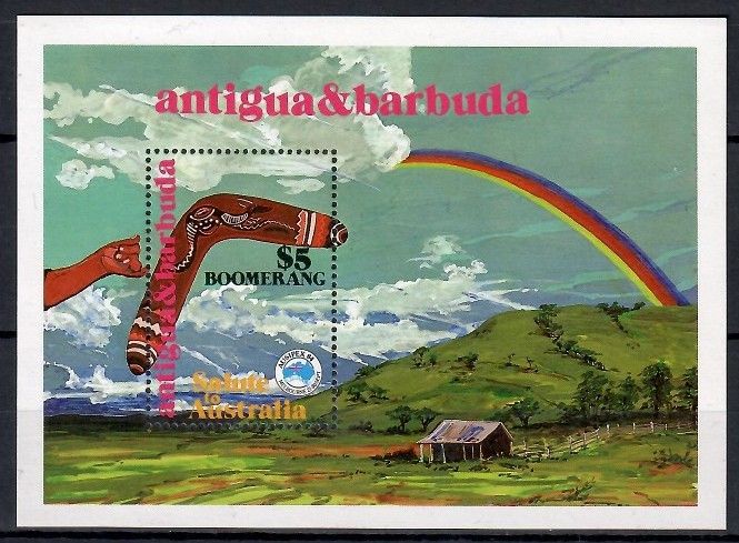 Znaczek Antigua i Barbuda 1984 Mi bl 82 Czyste **