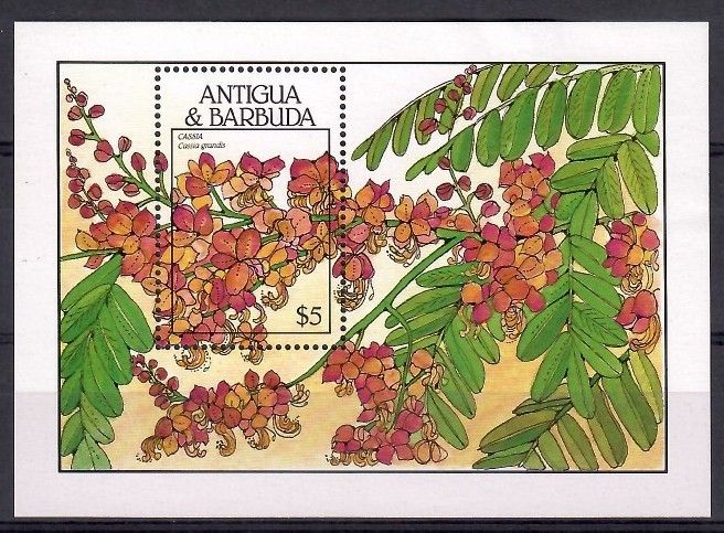 Znaczek Antigua i Barbuda 1988 Mi bl 145 Czyste **