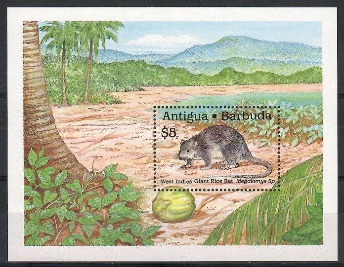Znaczek Antigua i Barbuda 1989 Mi bl 164 Czyste **
