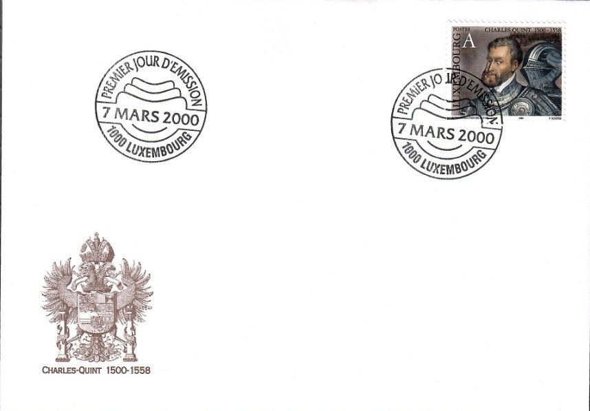 Znaczek Luksemburg 2000 Mi 1494 FDC