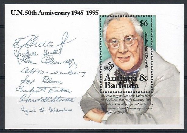 Znaczek Antigua i Barbuda 1995 Mi bl 314 Czyste **