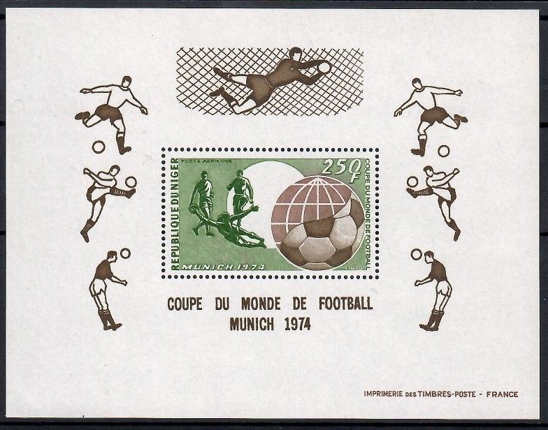 Znaczek Niger 1974 Mi bl 10 Czyste **