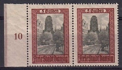 Znaczek Wolne Miasto Gdańsk 1924 Mi 204 Fi 204 Czyste **
