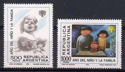 Znaczek Argentyna 1979 Mi 1427-1428 Czyste **