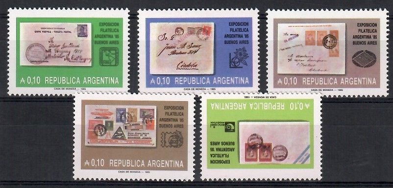 Znaczek Argentyna 1985 Mi 1758-1762 Czyste **
