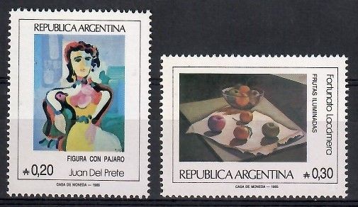 Znaczek Argentyna 1985 Mi 1763-1764 Czyste **