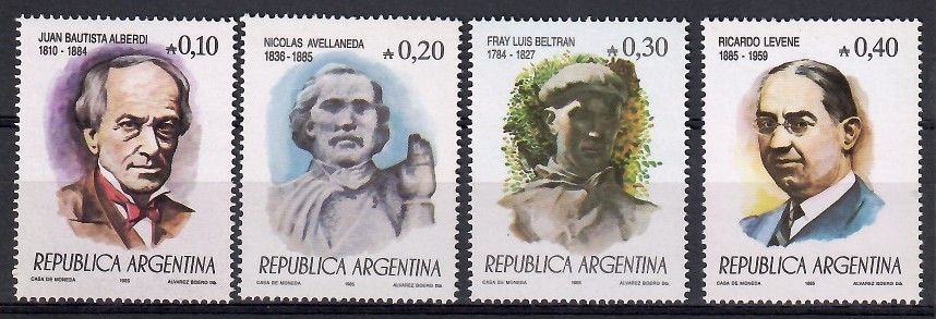 Znaczek Argentyna 1985 Mi 1771-1774 Czyste **