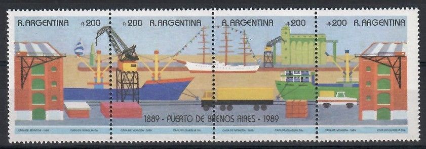 Znaczek Argentyna 1990 Mi 2008-2011 Czyste **