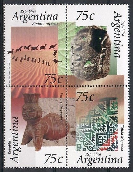 Znaczek Argentyna 1995 Mi 2260-2263 Czyste **