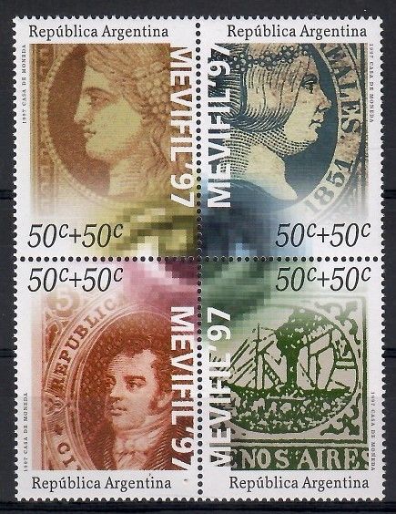 Znaczek Argentyna 1997 Mi 2344-2347 Czyste **