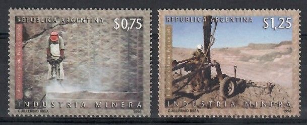 Znaczek Argentyna 1997 Mi 2337-2338 Czyste **