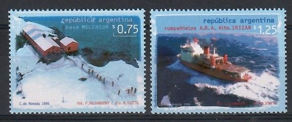 Znaczek Argentyna 1996 Mi 2327-2328 Czyste **