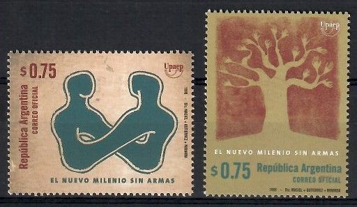 Znaczek Argentyna 1999 Mi 2497-2498 Czyste **
