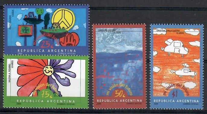 Znaczek Argentyna 2000 Mi 2574-2577 Czyste **