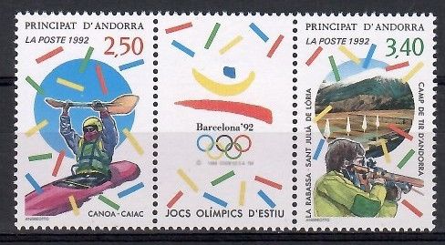 Znaczek Andora (francuska) 1992 Mi 439-440 Czyste **
