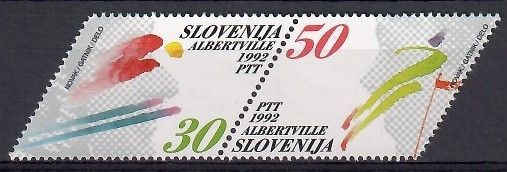 Znaczek Słowenia 1992 Mi 6-7 Czyste **